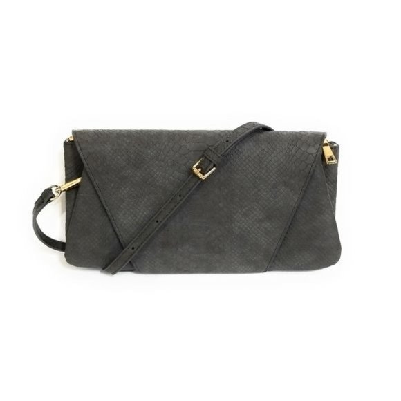 Urban Expressions Handbags - URBAN EXPRESSIONS Gray Envelope Crossbody Clutch